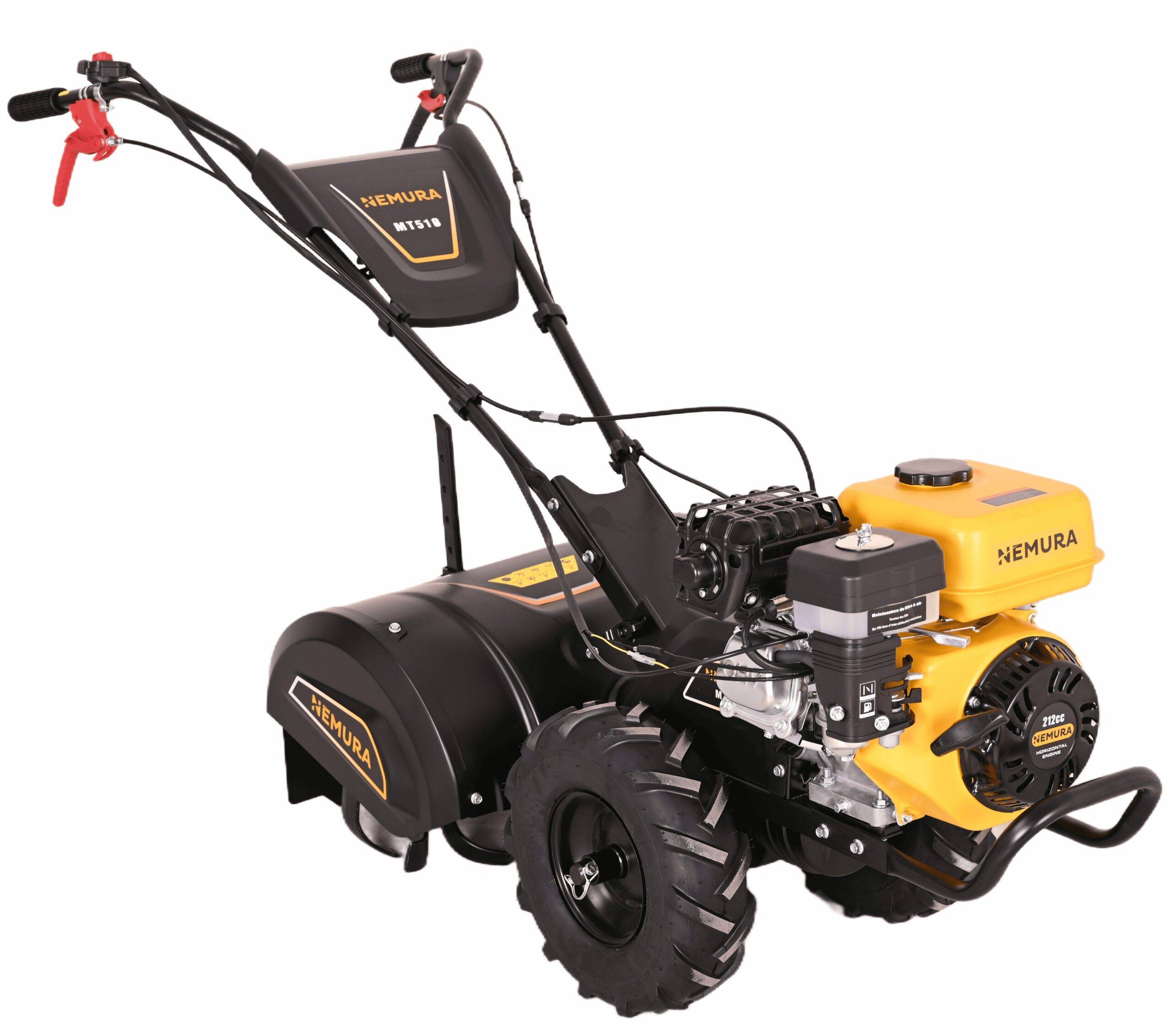 Motoculteur Fraise Arrière 4T Nemura 212cm3 - Largeur de travail 510mm - Marche Avant et Arrière - Image 2