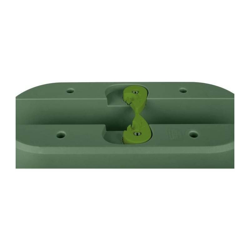 Eda - Jardiniere Cavaliere Osaka 19,5 L - Eda - Systeme De Fixation - Pour Balcons Et Rambardes - Vert Laurier - Image 3