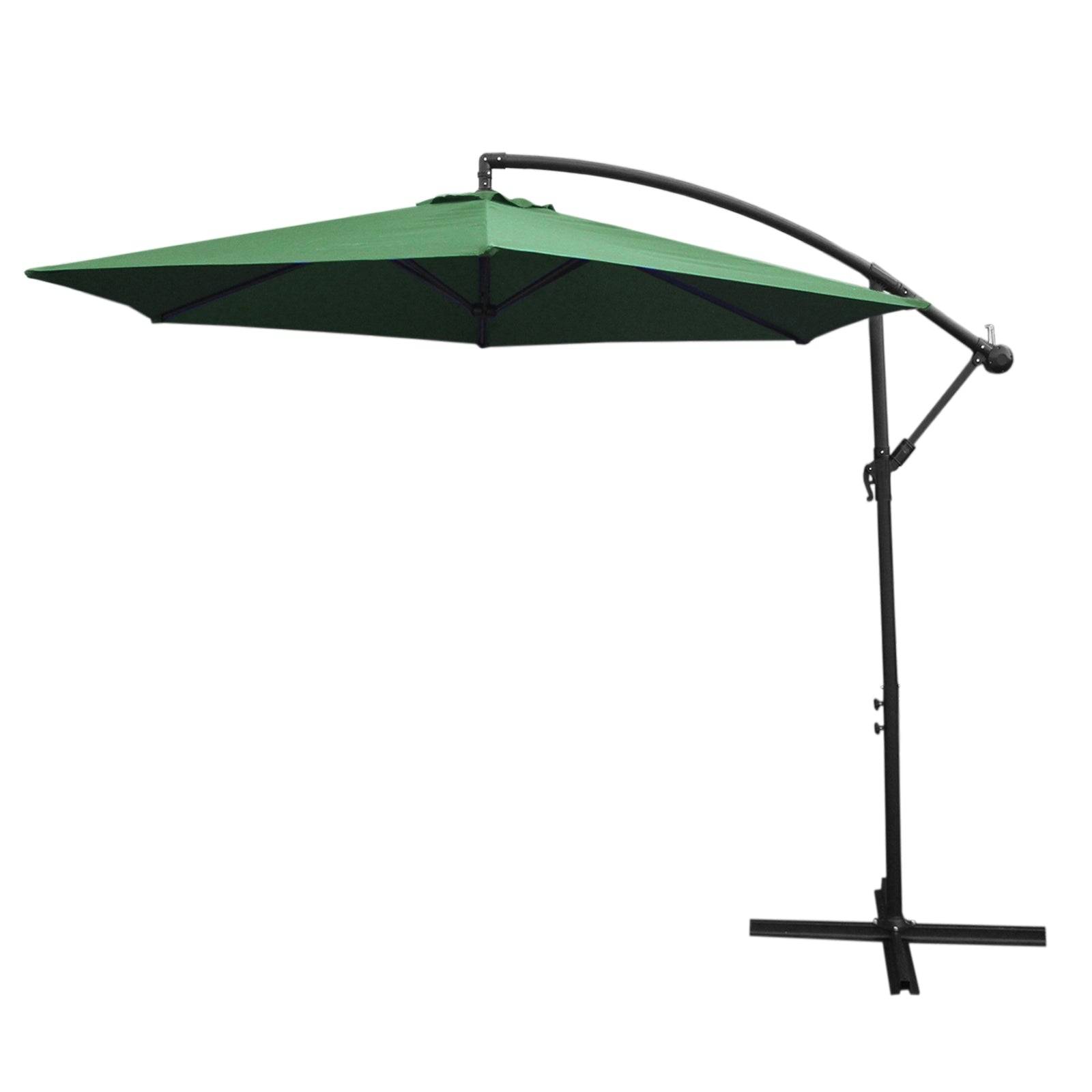Monstershop - Parasol Cantilever Vert 3m x 3m x 2.5m - Image 1