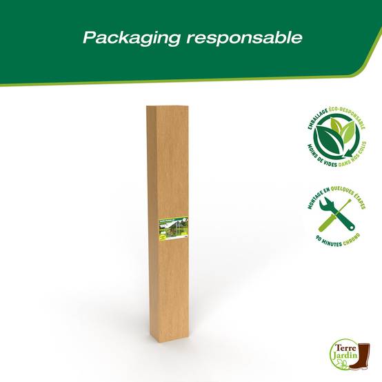 Enclos poulailler - 6 M² - Volière extérieure - Parc grillagé - TERRE JARDIN - Image 6