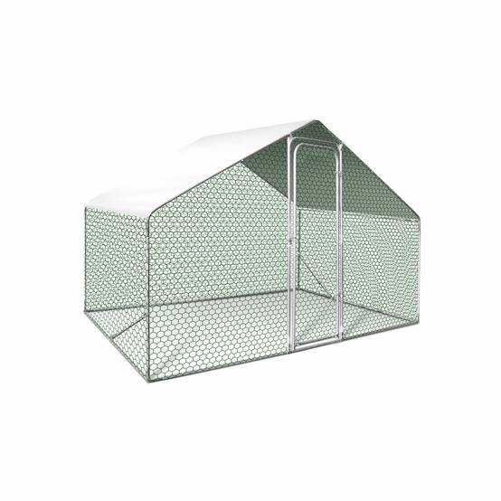 Enclos poulailler - 6 M² - Volière extérieure - Parc grillagé - TERRE JARDIN - Image 1