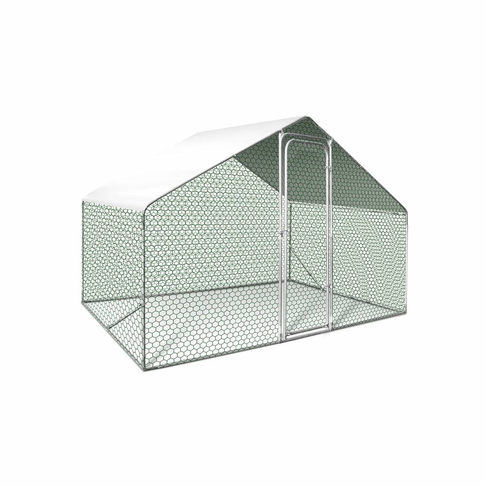 Enclos poulailler - 6 M² - Volière extérieure - Parc grillagé - TERRE JARDIN - Image 1