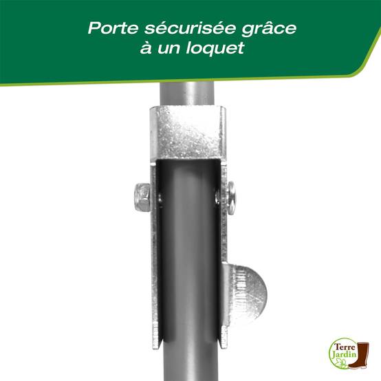 Enclos poulailler - 6 M² - Volière extérieure - Parc grillagé - TERRE JARDIN - Image 5