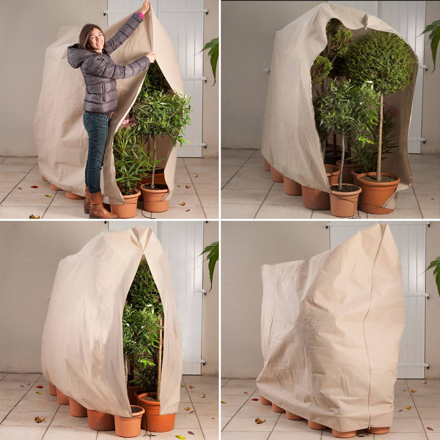 Housse d'hivernage pour plante et arbuste 120 x 180 cm - Image 5