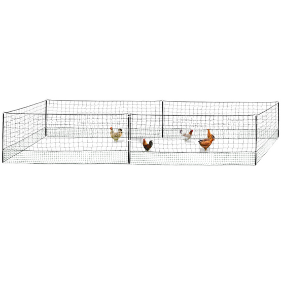 Kit clôture filet à poules 12 M avec porte 6 piquets double pointe - Image 9