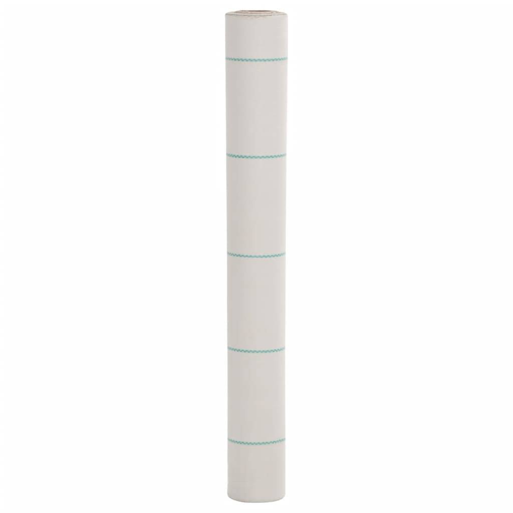 Vidaxl - Membrane anti-mauvaises herbes blanc 1x100 m PP vidaXL 4005909 - Image 1