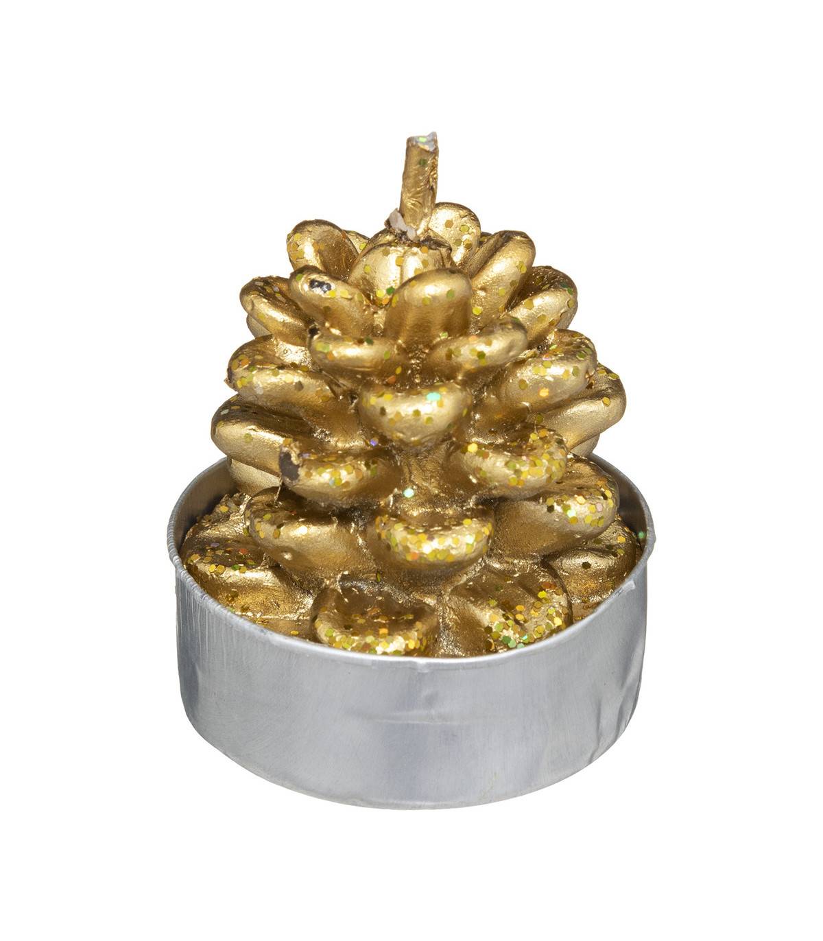 Fééric Lights & Christmas - Bougie "Chauffe-plat" pomme de pin x 6 140 g - Feeric Lights & Christmas - Image 2