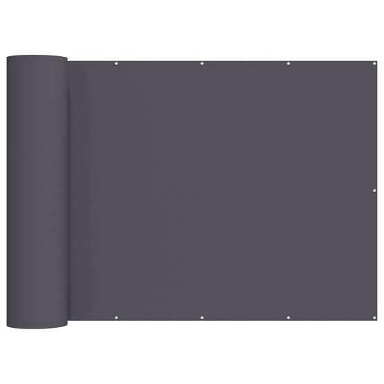 Écran de balcon polyester anthracite 400 x 150 cm - PANGIVO - Image 1