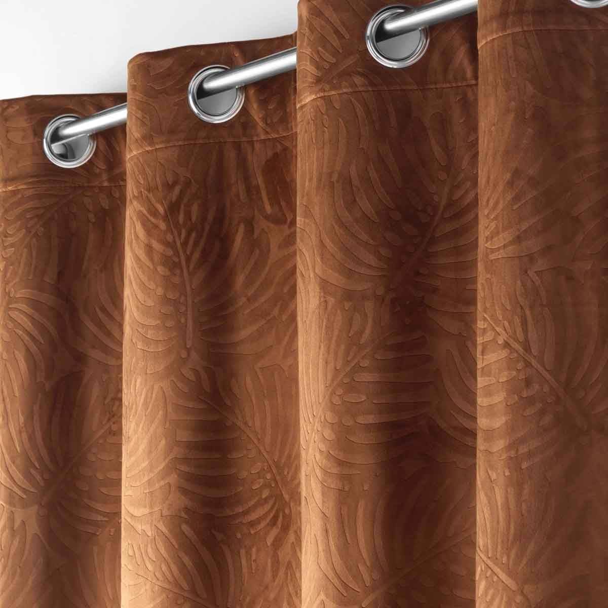 Rideau Occultant "Analia" 140x240cm Camel - Image 2