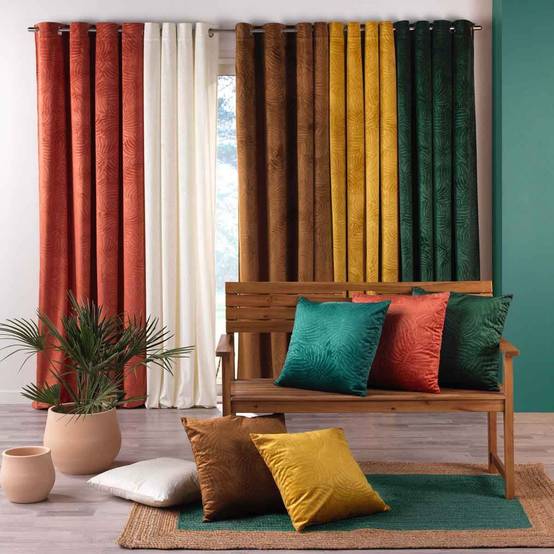 Rideau Occultant "Analia" 140x240cm Camel - Image 5
