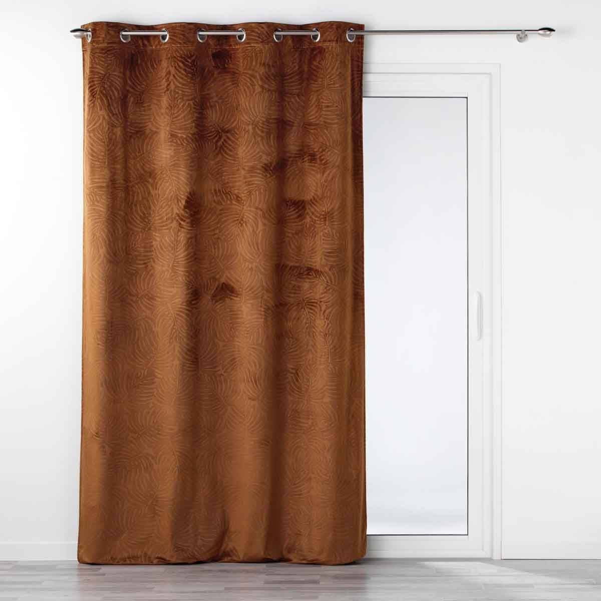 Rideau Occultant "Analia" 140x240cm Camel - Image 1