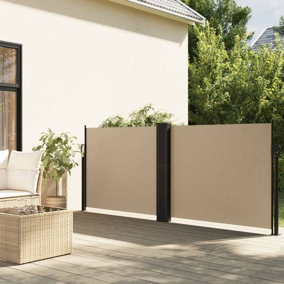 Maison Chic - Store Banne - Auvent latéral rétractable beige 120x1000 cm - MEUBLE PRO - Image 2