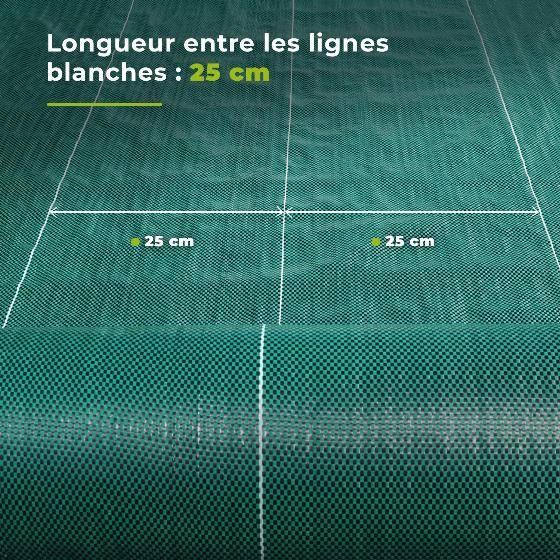 Jardiprotec - Toile de paillage 90g-m² contre les mauvaises herbes - 1,05x25m - Image 3