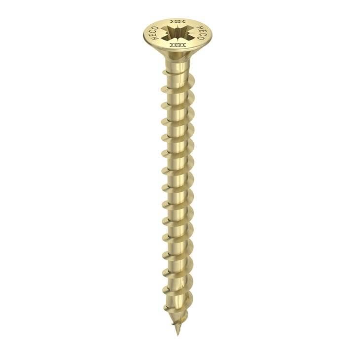 Boîtes 500 Vis à tête fraisée, Pozi-Drive 4,5x25 - HECO - 60615