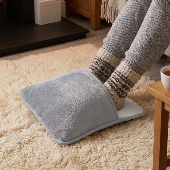 Fishtec - Chauffe Pieds Électrique FISHTEC Coussin Chauffant Doux Velours USB 50°C Câble 180 cm Multi Usage Dos Ventre Dessous Antidérapant Maison - Image 2