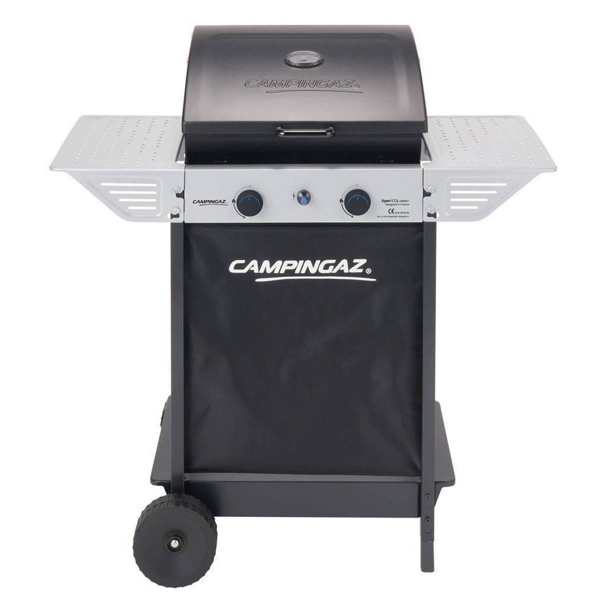 Campingaz - Barbecue gaz Grill 7.1KW Grille 44 x 34 cm Cuisson Pierre de lave + 2 tablettes latérales XPERT100L+ Rocky Campingaz - Image 2