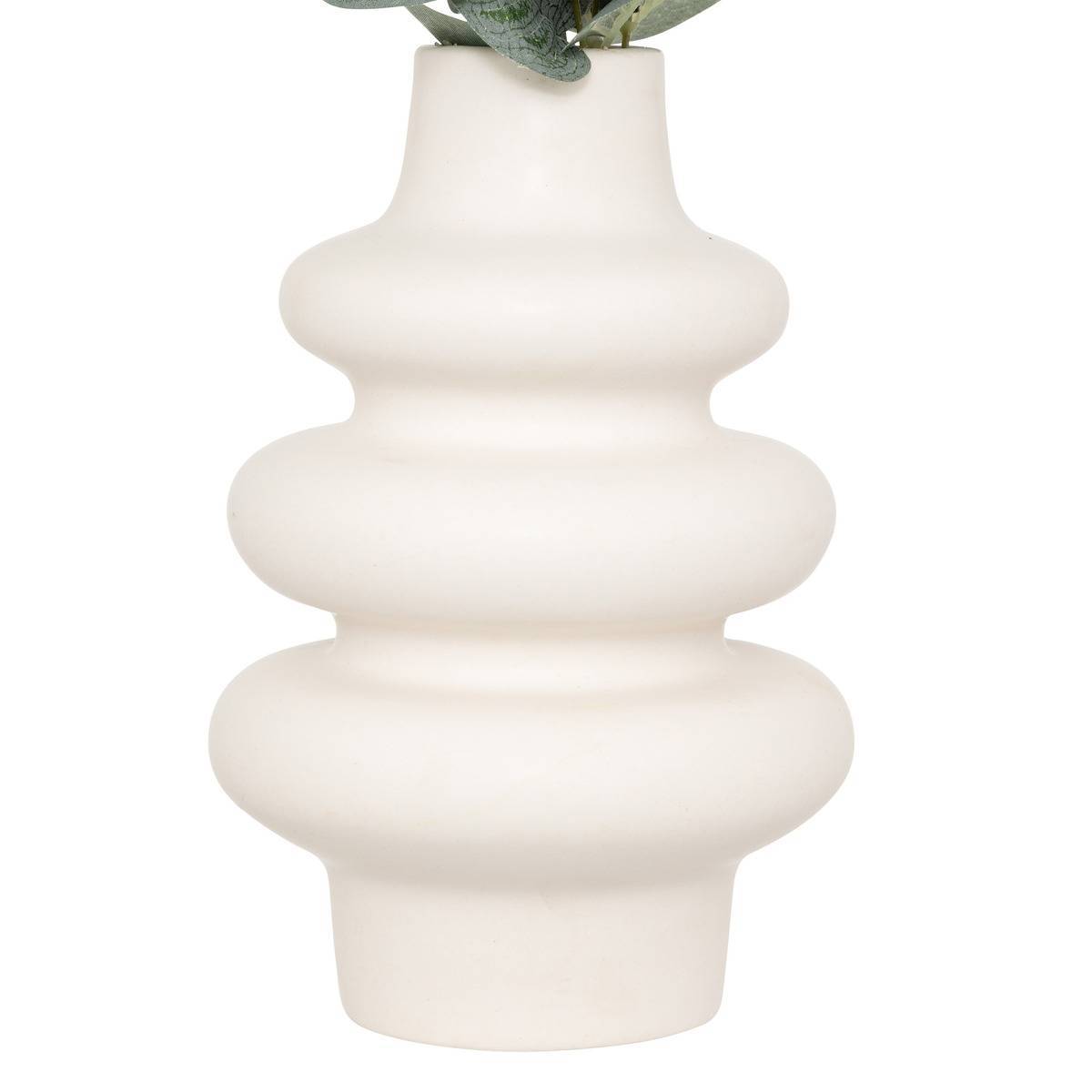 Atmosphera - Composition eucalyptus avec vase "Suza" H37cm - Atmosphera Créateur d'intérieur - Image 4