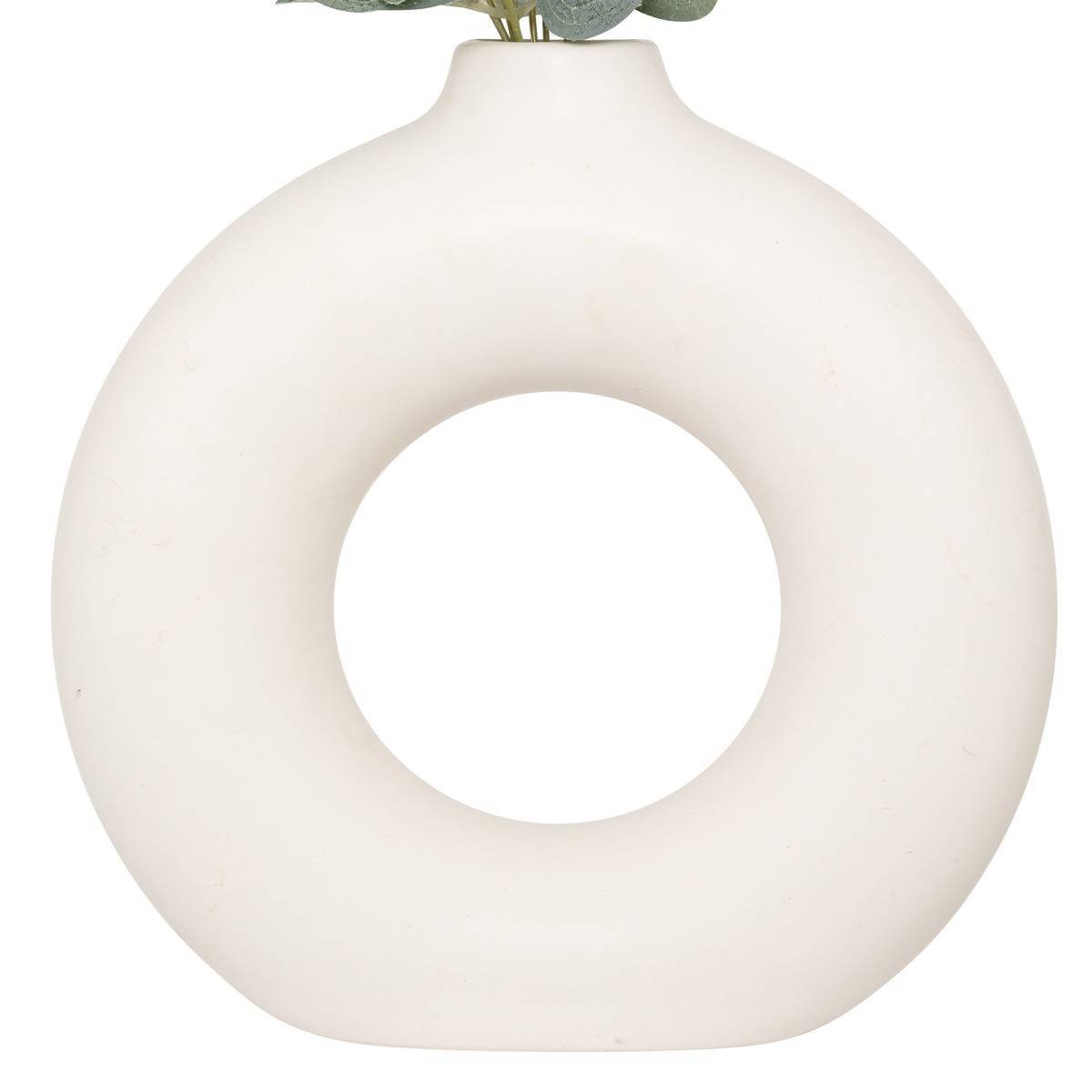 Atmosphera - Composition eucalyptus avec vase "Suza" H37cm - Atmosphera Créateur d'intérieur - Image 3