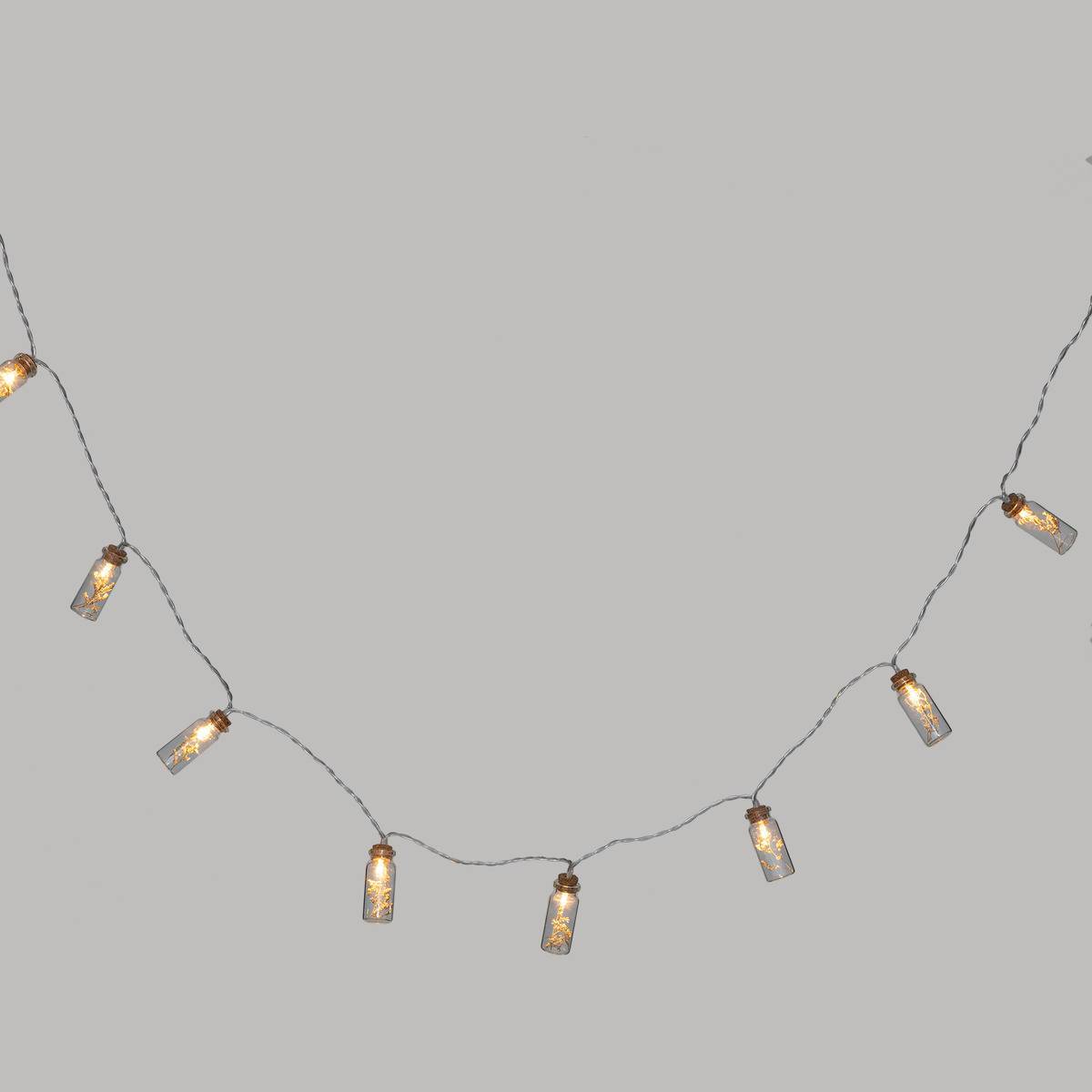 Atmosphera - Guirlande "Fleur" LED 10 fleurs pile beige L165cm - Atmosphera Créateur d'intérieur - Image 5