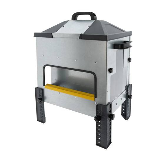 Olba - Mangeoire Robust® Grande Ouverture 16kg - Acier Galvanisé pour Volailles, Canards et Oies Olba - Image 2
