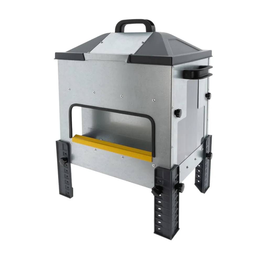 Olba - Mangeoire Robust® Grande Ouverture 16kg - Acier Galvanisé pour Volailles, Canards et Oies Olba - Image 2