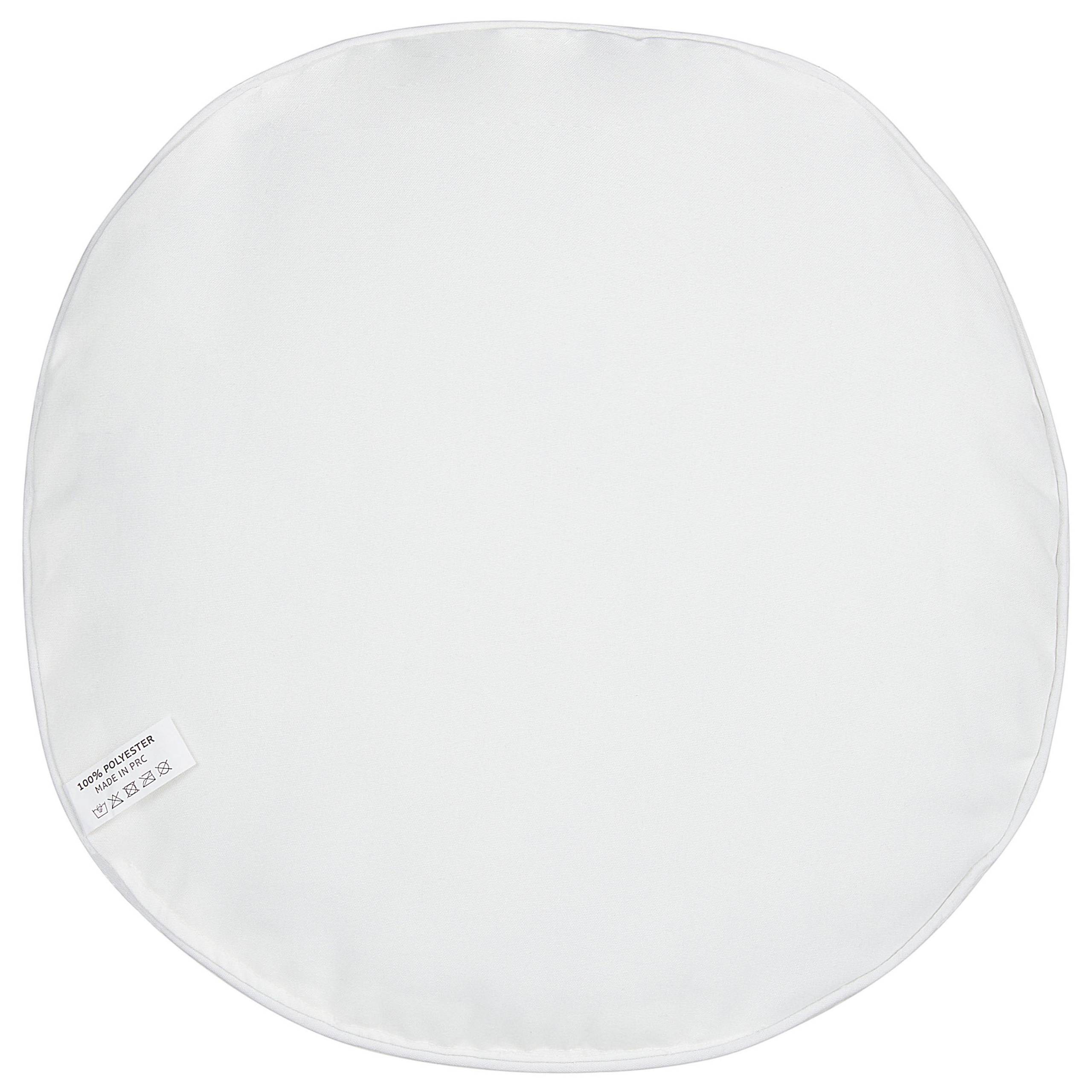 Beliani - 2 Coussins Décoratifs de Jardin Tissu Blanc à Motif de Palmiers 40 x 40 cm Très Confortable pour l'Extérieur ou Intérieur Housses Amovibles - Image 5