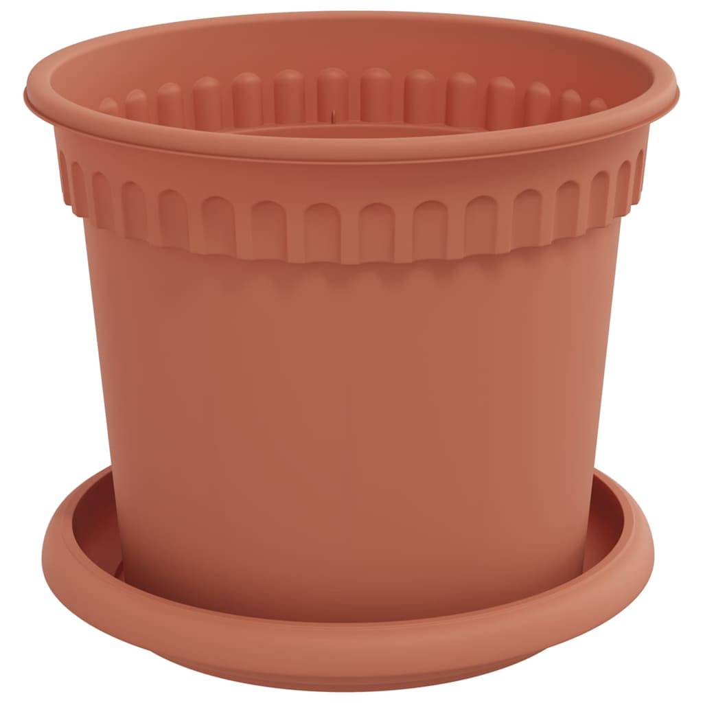 Vidaxl - Pots de plantes 24 pc Rouge brique Plastique vidaXL 3403263 - Image 6