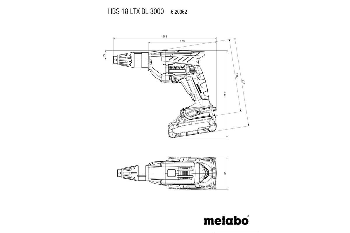 Metabo - Coffret Visseuse 18 V sans fil HBS 18 LTX BL 3000 Pick+Mix - sans batterie ni chargeur - Image 3
