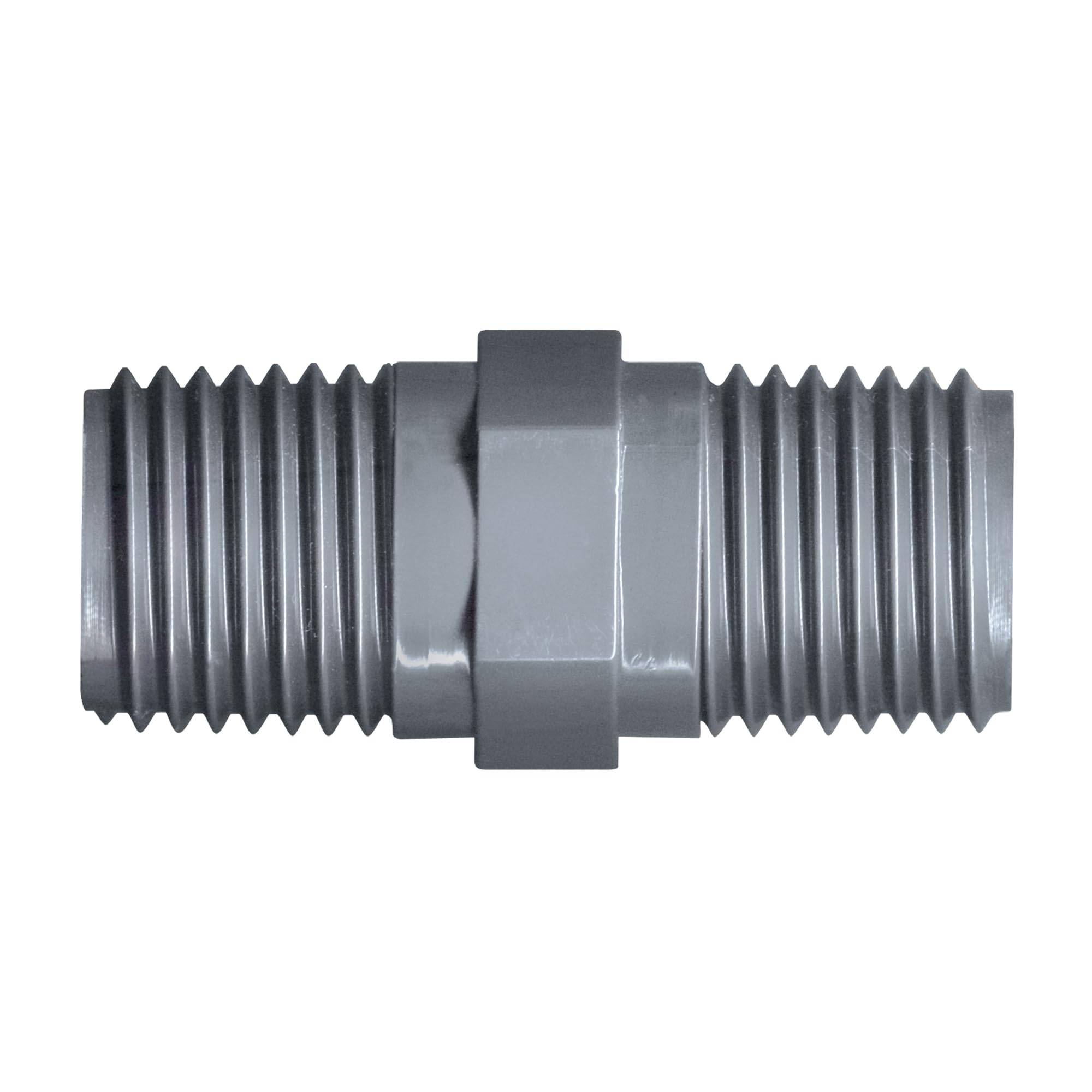 Jardibric - Jardibric - Mamelon PVC Mâle 33x42 (1"1/4) PN10 - Raccord PVC à Visser Arrosage Enterré - Raccord Fileté Irrigation