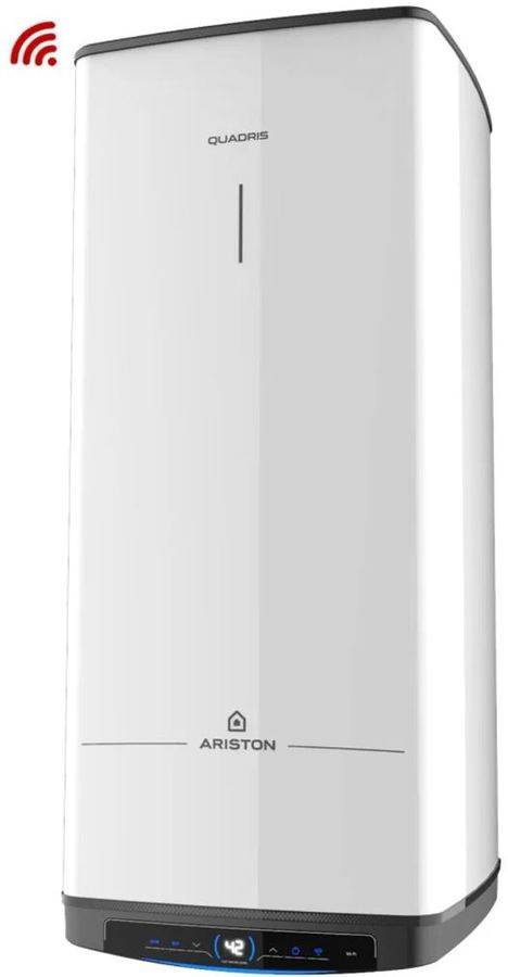 Chauffe-eau électrique 2400W QUADRIS 100l stéatite blanc - ARISTON - 3060882