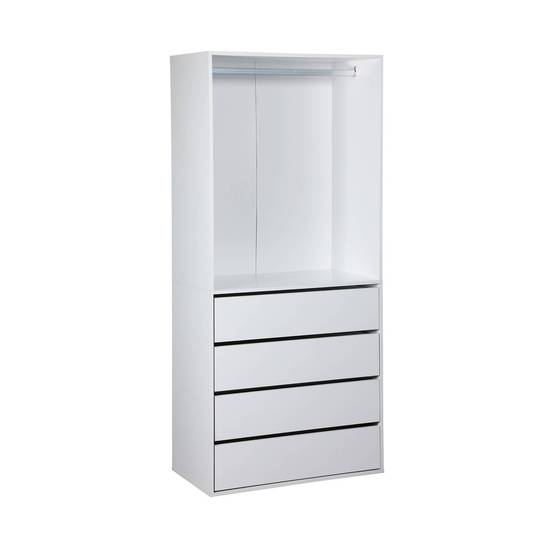 sweeek - Kit dressing modulable 4 éléments blanc – Panneaux stratifiés – Sweek - Image 6
