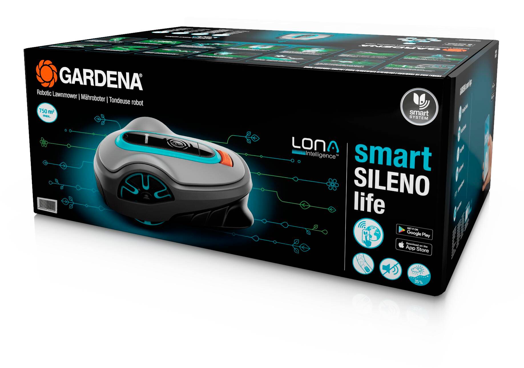 Gardena - Robot tondeuse connecté smart SILENO life - 850m² - 19707-66 wifi, LONA - GARDENA -19707-66 - Image 9