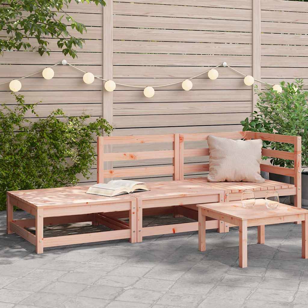 Vidaxl - Canapé de jardin avec repose-pieds 2 places bois massif douglas vidaXL 837975 - Image 1
