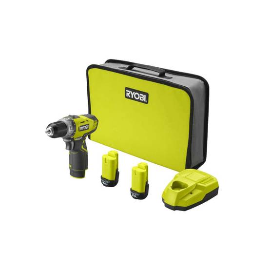 Ryobi - Perceuse-visseuse RYOBI 12V - 2 Batteries 2.0Ah - 1 Chargeur RCD1201-220S - Image 1