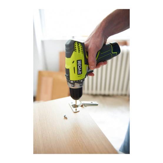 Ryobi - Perceuse-visseuse RYOBI 12V - 2 Batteries 2.0Ah - 1 Chargeur RCD1201-220S - Image 2