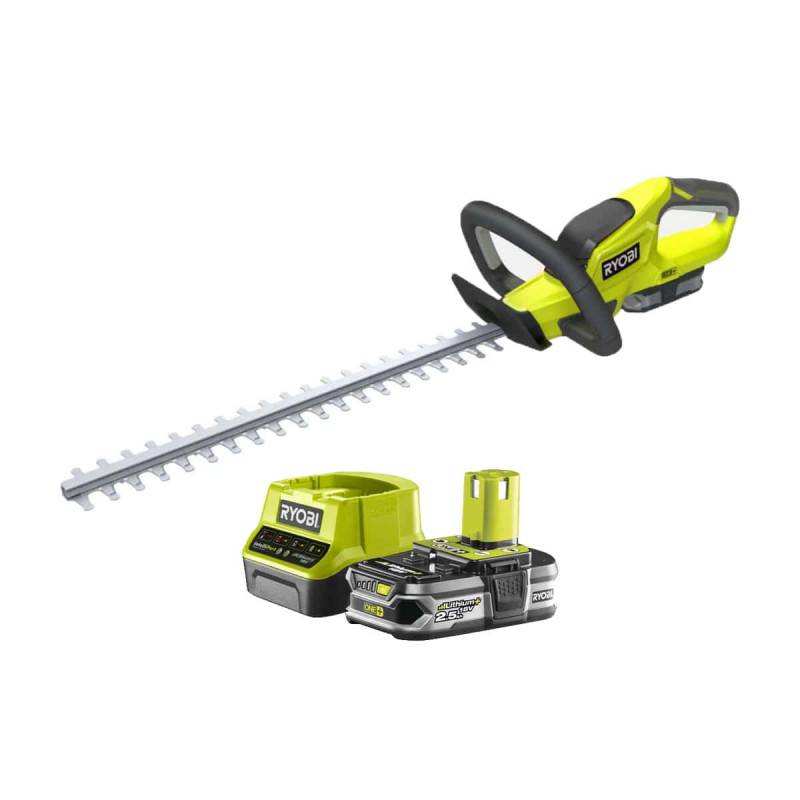 Ryobi - Pack RYOBI Taille-haies 18V One+ RHT184520 - 1 Batterie 2.0 Ah - 1 Batterie 2.5Ah - 2 Chargeurs RC18120-125 - Image 1