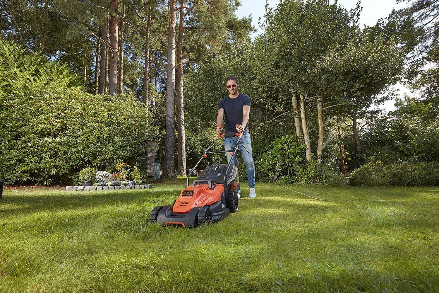 Tondeuse électrique filaire 42cm - 1800 W - BLACK + DECKER - BEMW481BH-QS - Image 3