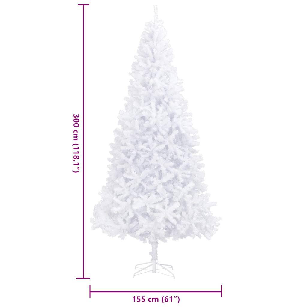Vidaxl - Sapin de Noël artificiel 300 cm Blanc vidaXL 284292 - Image 3