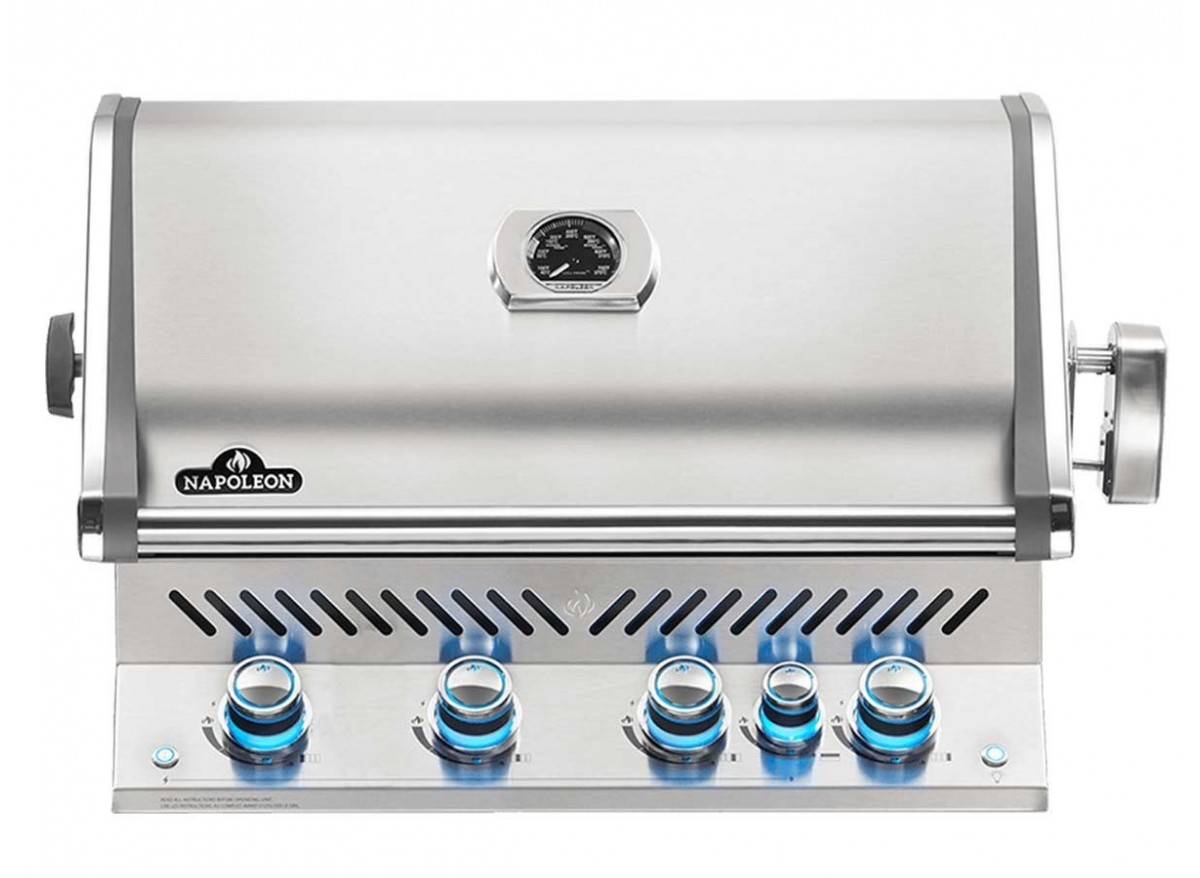 Napoleon - Barbecue à gaz encastrable Prestige Pro 500 inox avec rôtissoire - Napoleon - Image 4