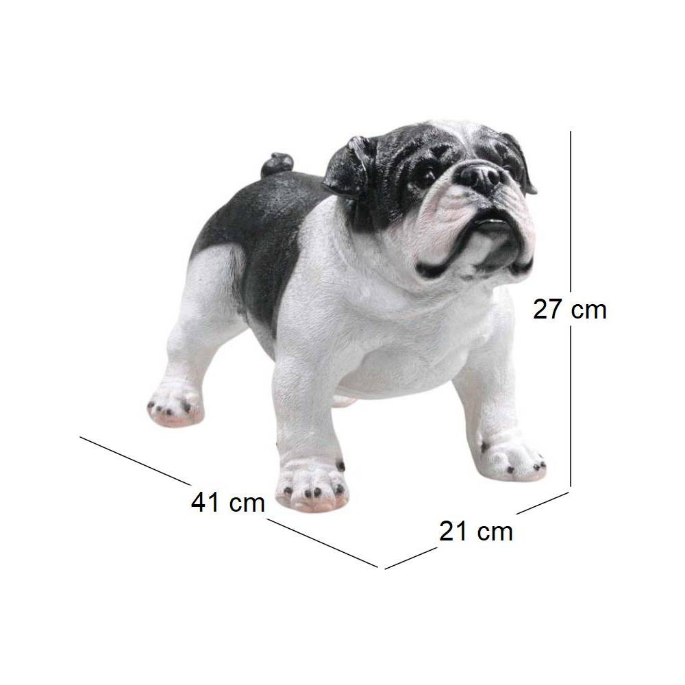 Farmwood Animals - Chien bouledogue debout en résine Bouledogue anglais - Image 3