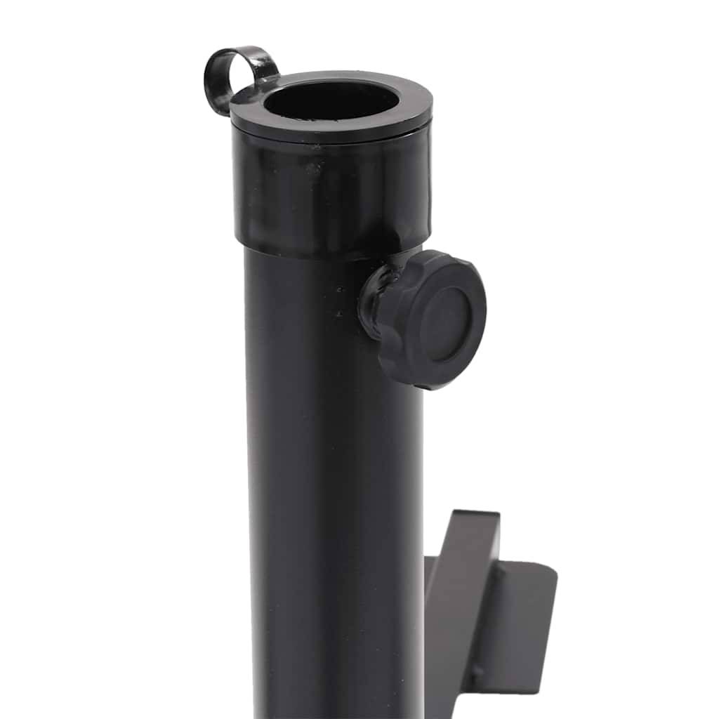 Ensemble de 5 pcs bases de parasols - accessoire parasol granit et acier - MEUBLE PRO - Image 9