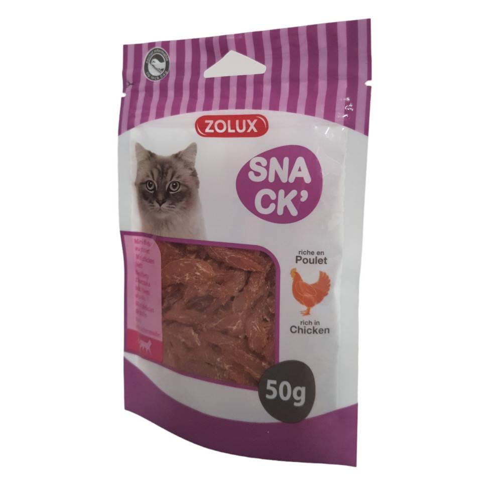 Zolux - zolux - Friandise mini filet de poulet 50 g pour chat - Image 3
