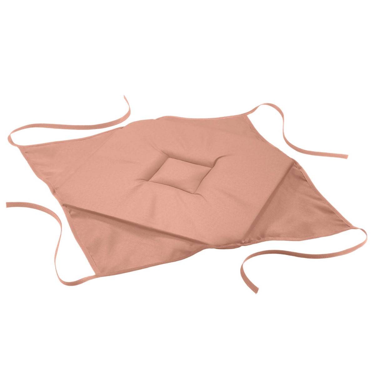 Paris Prix - Galette de Chaise "Essentiel" 40x40cm Rose Blush - Image 1