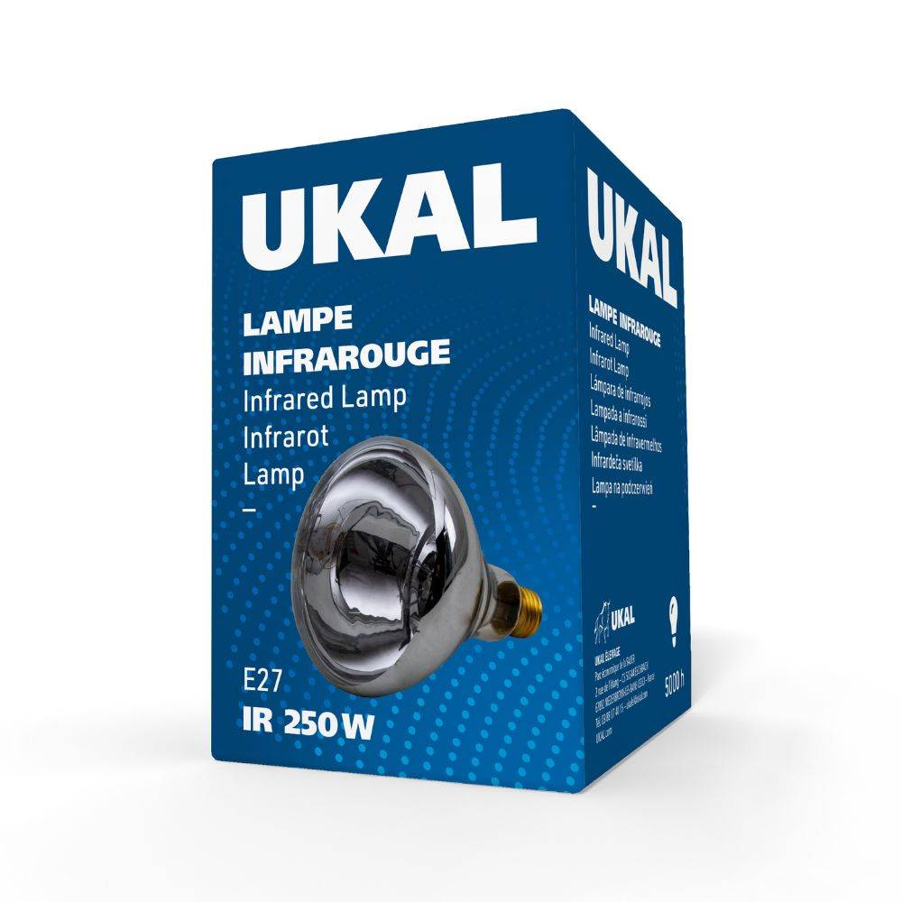 Ukal - Ampoule infrarouge 250 W claire UKAL - Image 5