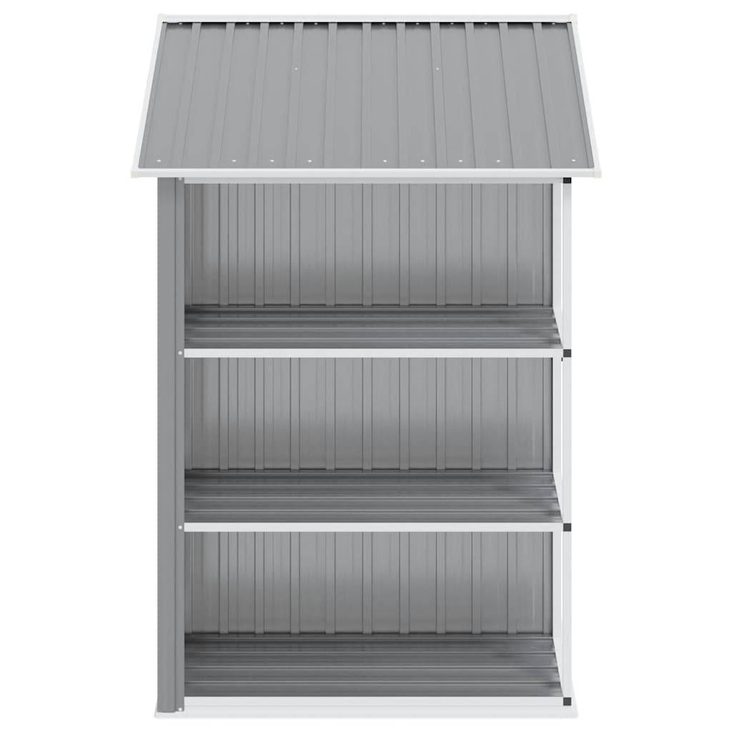 Vidaxl - Abri de jardin avec étagère Gris 205x130x183 cm Fer 20.3m² vidaXL 47103 - Image 6
