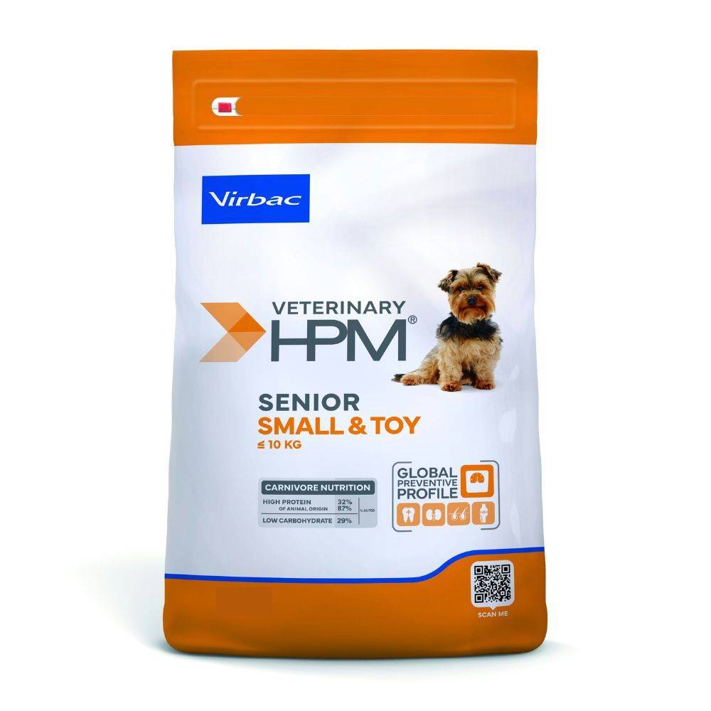 Croquettes Chien Veterinary Hpm Dog Senior Small & Toys - Virbac 7 kg - Image 1