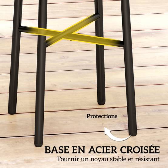 ComfortXL - Table basse d'appoint ronde jardin résine tressée balcon plateau verre trempé 46x46x43cm naturel - ComfortXL Outdoor Living - Image 8