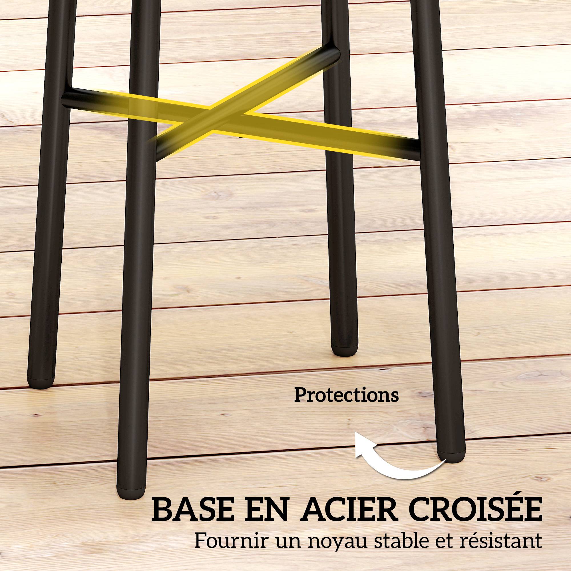 ComfortXL - Table basse d'appoint ronde jardin résine tressée balcon plateau verre trempé 46x46x43cm naturel - ComfortXL Outdoor Living - Image 8