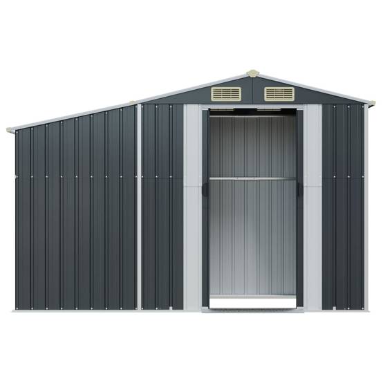 Vidaxl - Abri de jardin anthracite 277x93x179 cm acier galvanisé vidaXL 364518 - Image 10