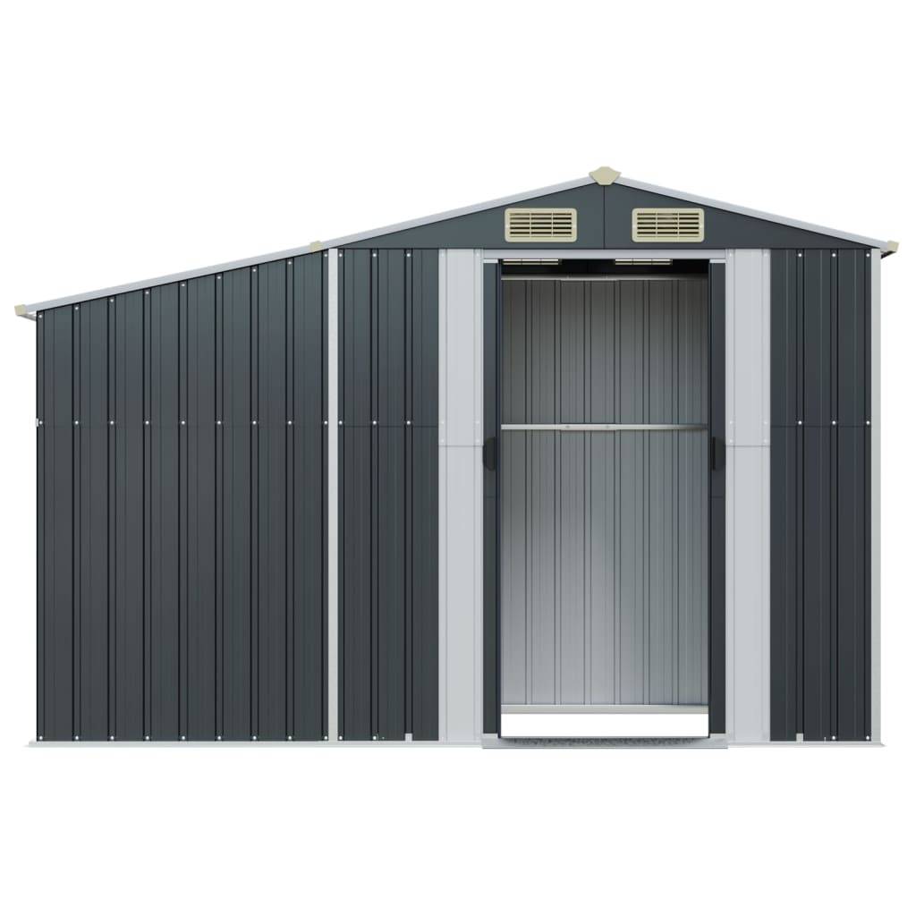 Vidaxl - Abri de jardin anthracite 277x93x179 cm acier galvanisé vidaXL 364518 - Image 10